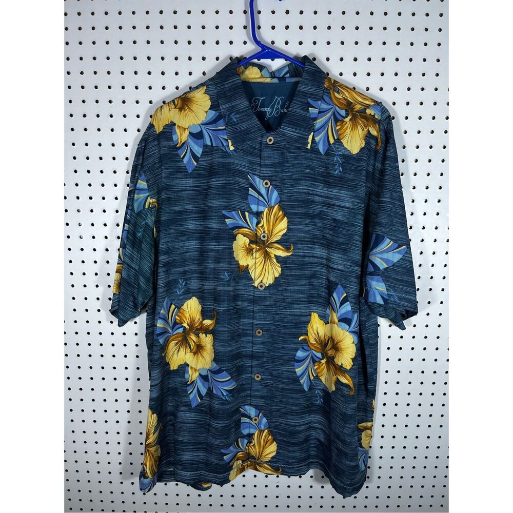 Tommy Bahama button down silk shirt size XL